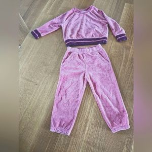 Gymboree Velvet Track Suit Size 4